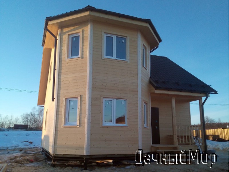 Строительство каркасного дома с эркером в Серпуховском районе